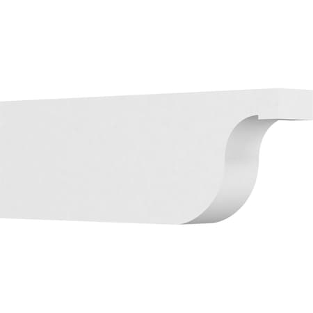 Ekena Millwork Standard Del Monte Architectural Grade PVC Rafter Tail, 4"W X 10"H X 30"L RFTP04X10X30DEL